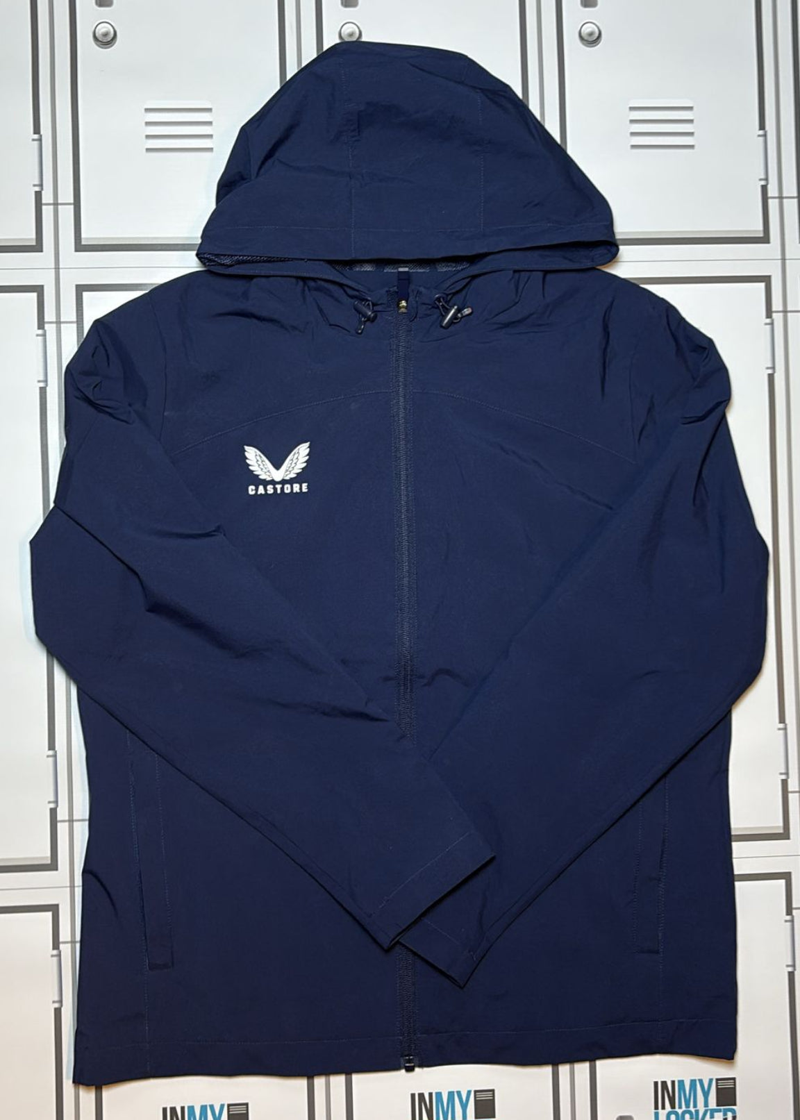 Lou Meadows - Castore Hooded Rain Jacket [Navy]