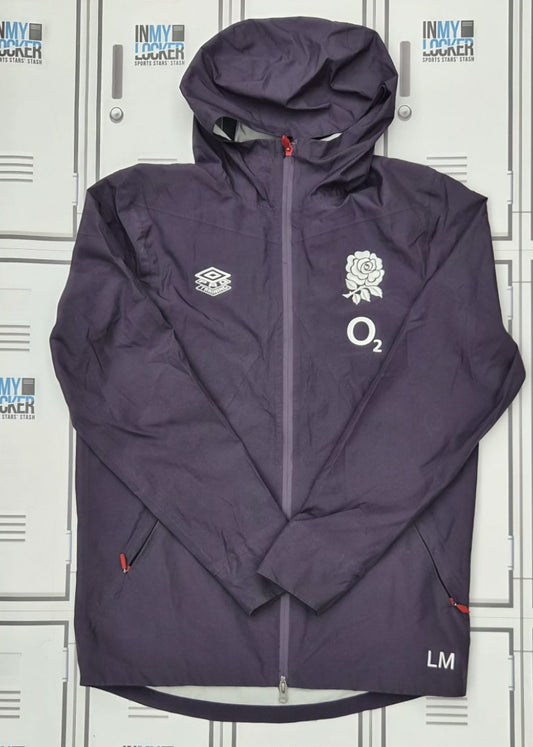 Lou Meadows - England Rugby Umbro Rain Jacket Initialled LM [Purple]