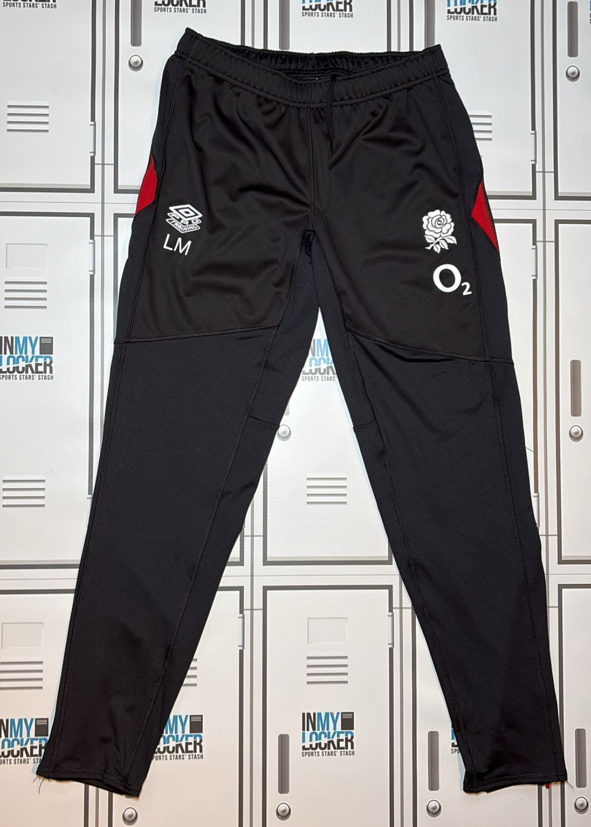 Lou Meadows - England Rugby Women’s Contact Drill Trousers Initialled LM [Black]