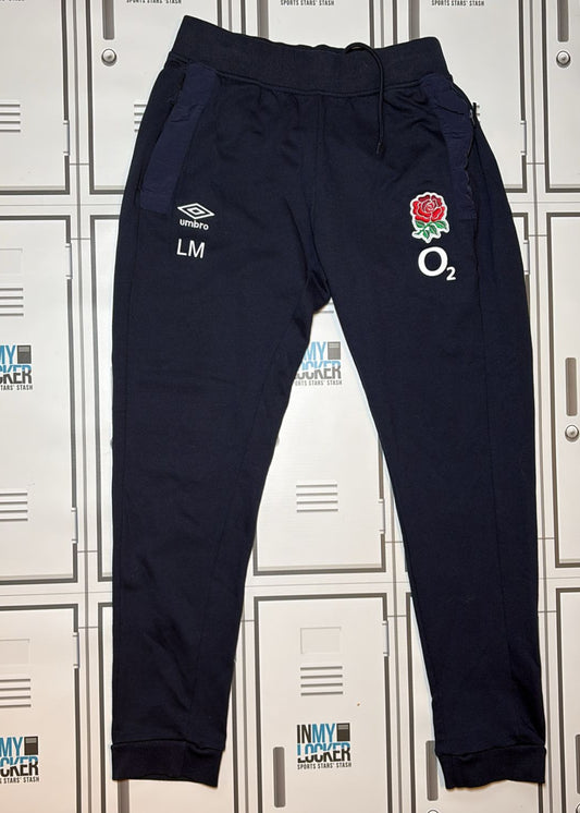Lou Meadows - England Rugby Women’s Jogging Bottoms Initialled LM [Navy]