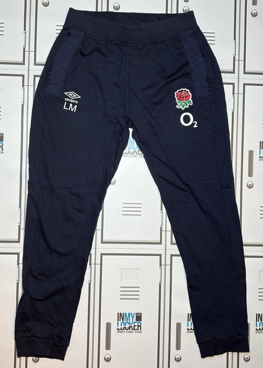 Lou Meadows - England Rugby Women’s Tracksuit Bottoms Initialled LM [Navy]