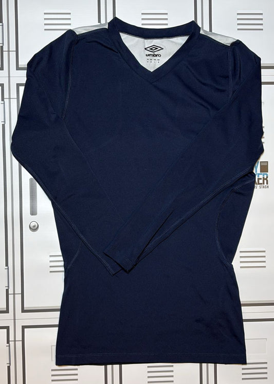 Lou Meadows - Umbro Long-Sleeve Training Top [Navy and White]