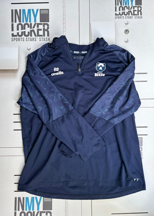 Max Lahiff - Bristol Bears Initialled 1/4 Zip Training Top [Navy]