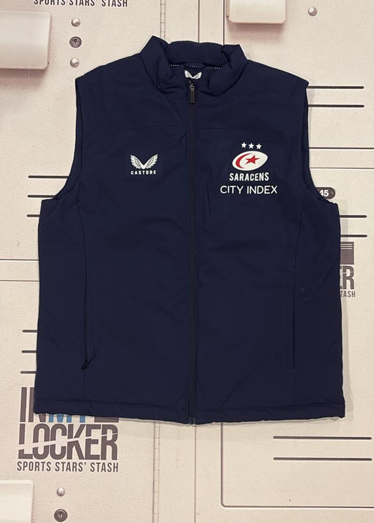 Max Mallins - Saracens Castore Gillet [Navy]