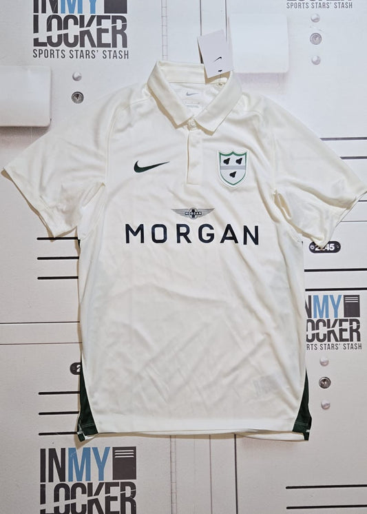 Worcestershire County Cricket Club Nike Morgan Short Sleeve Playing Shirt [White]