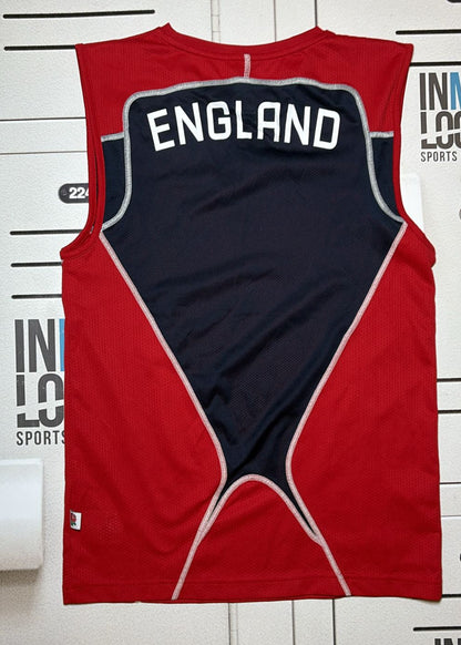 Marcus Watson England Rugby Gym Vest [Red and Navy]