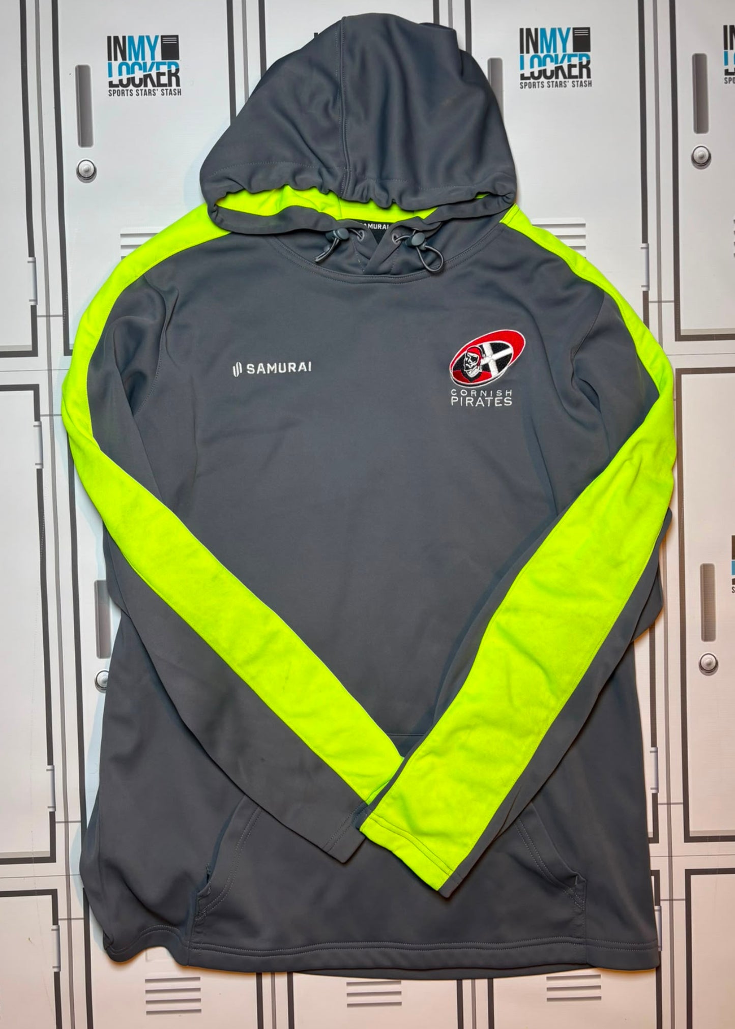 Martin Maloney - Cornish Pirates Samurai Overhead Hoodie [Grey]