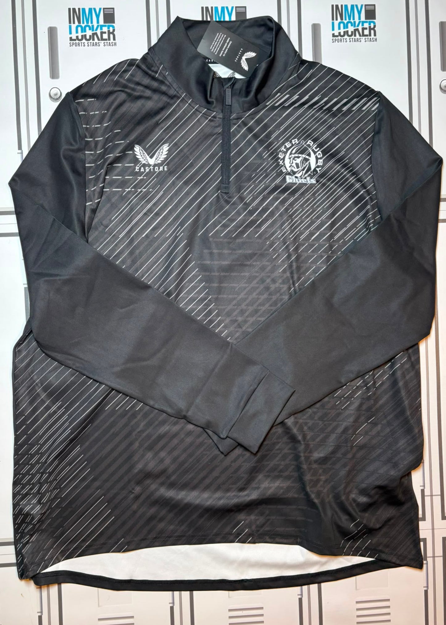 Martin Maloney - Exeter Chiefs Castore 1/4 Zip Training Jacket [Black]