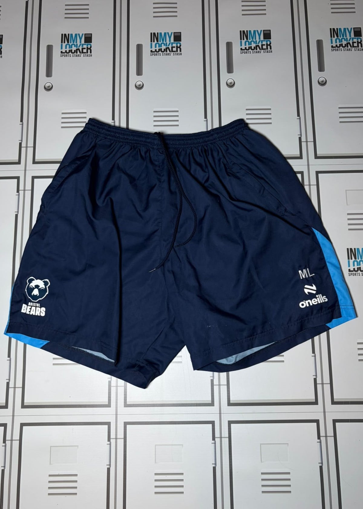 Max Lahiff - O’Neills Bristol Bears Gym Shorts Initialled ML [Navy]