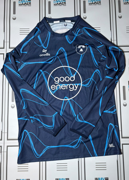 Max Lahiff - O’Neills Bristol Bears Long Sleeve Training Top Initialled ML [Navy]
