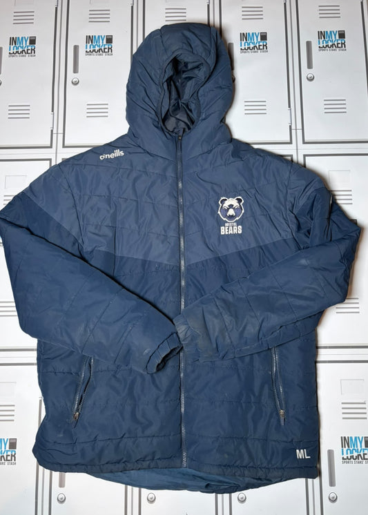 Max Lahiff - O’Neills Bristol Bears Waterproof Padded Coat Initialled ML [Navy]