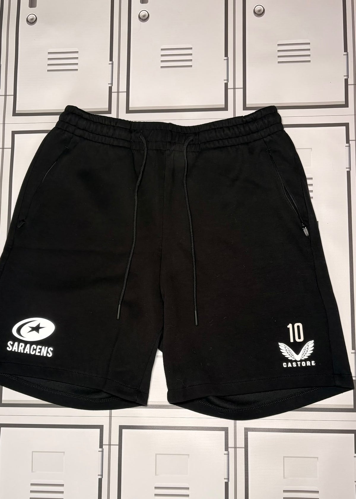 Max Malins - Saracens Castore Jogger Shorts Numbered 10 [Black]