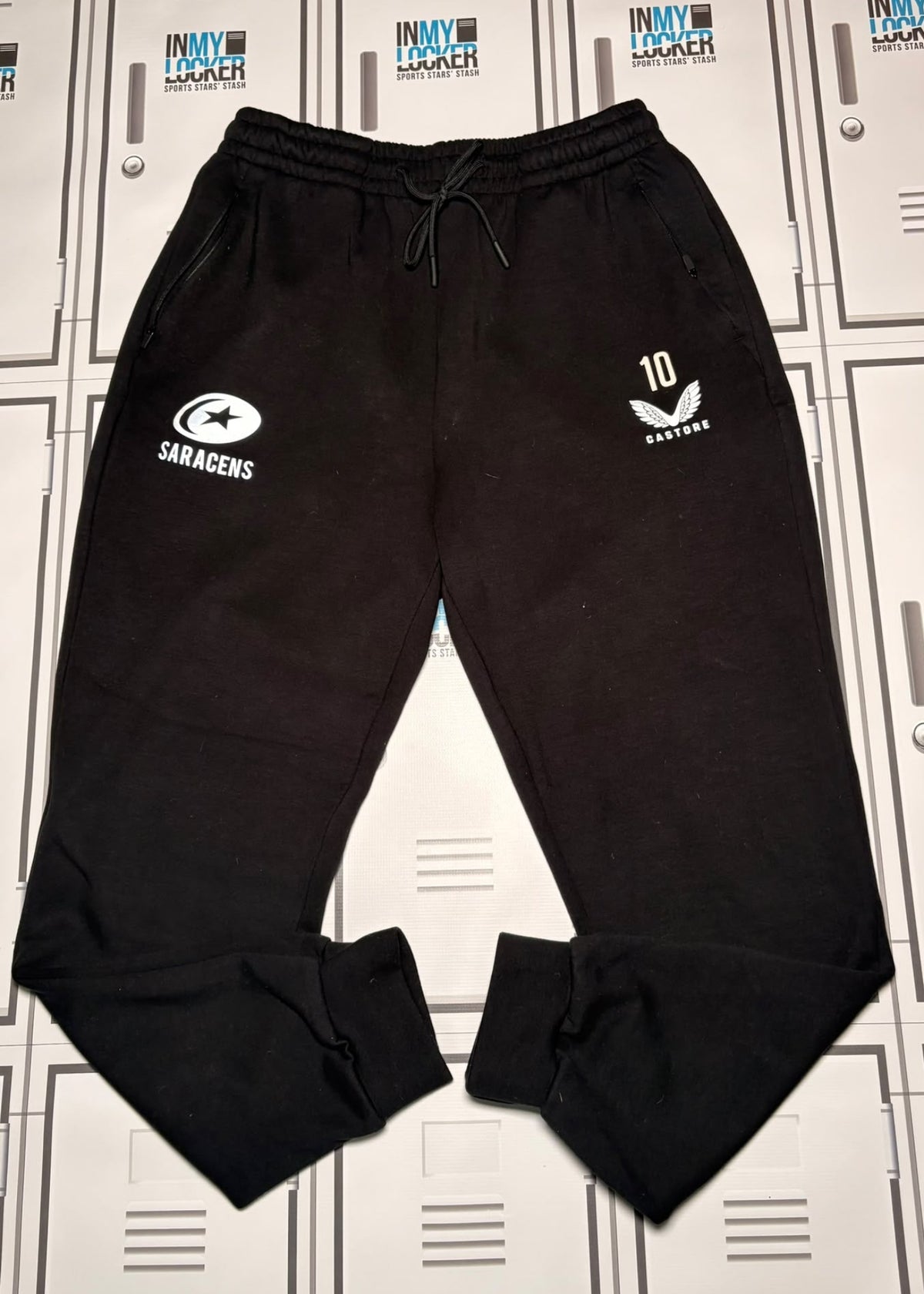 Max Malins - Saracens Castore Joggers Numbered 10 [Black]