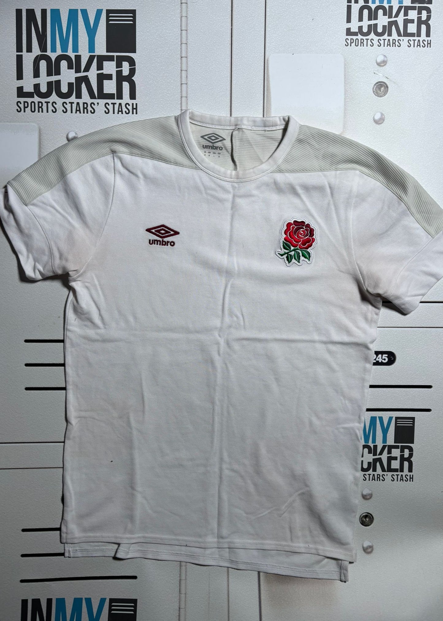 England Rugby Presentation T-Shirt [White with Pale Green]