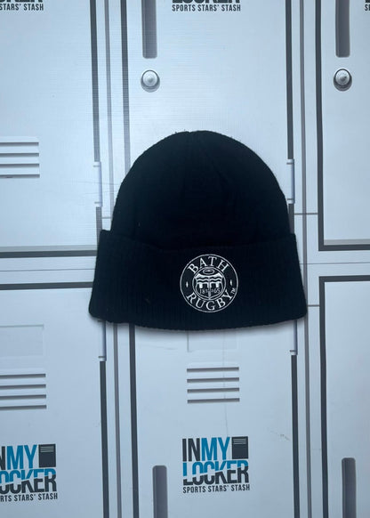 Miles Reid - Bath Rugby Castore Beanie Initialled MR [Black]