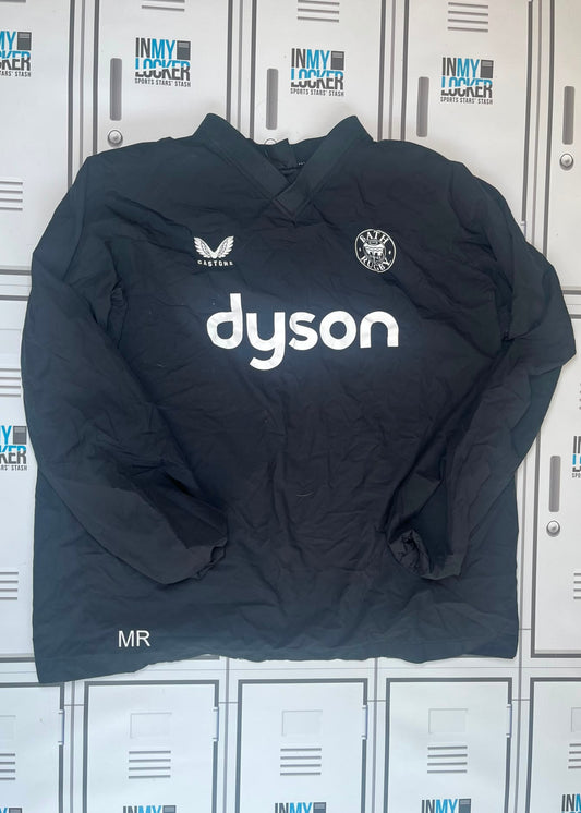 Miles Reid - Bath Rugby Castore Contact Drill Top Initialled MR [Black]