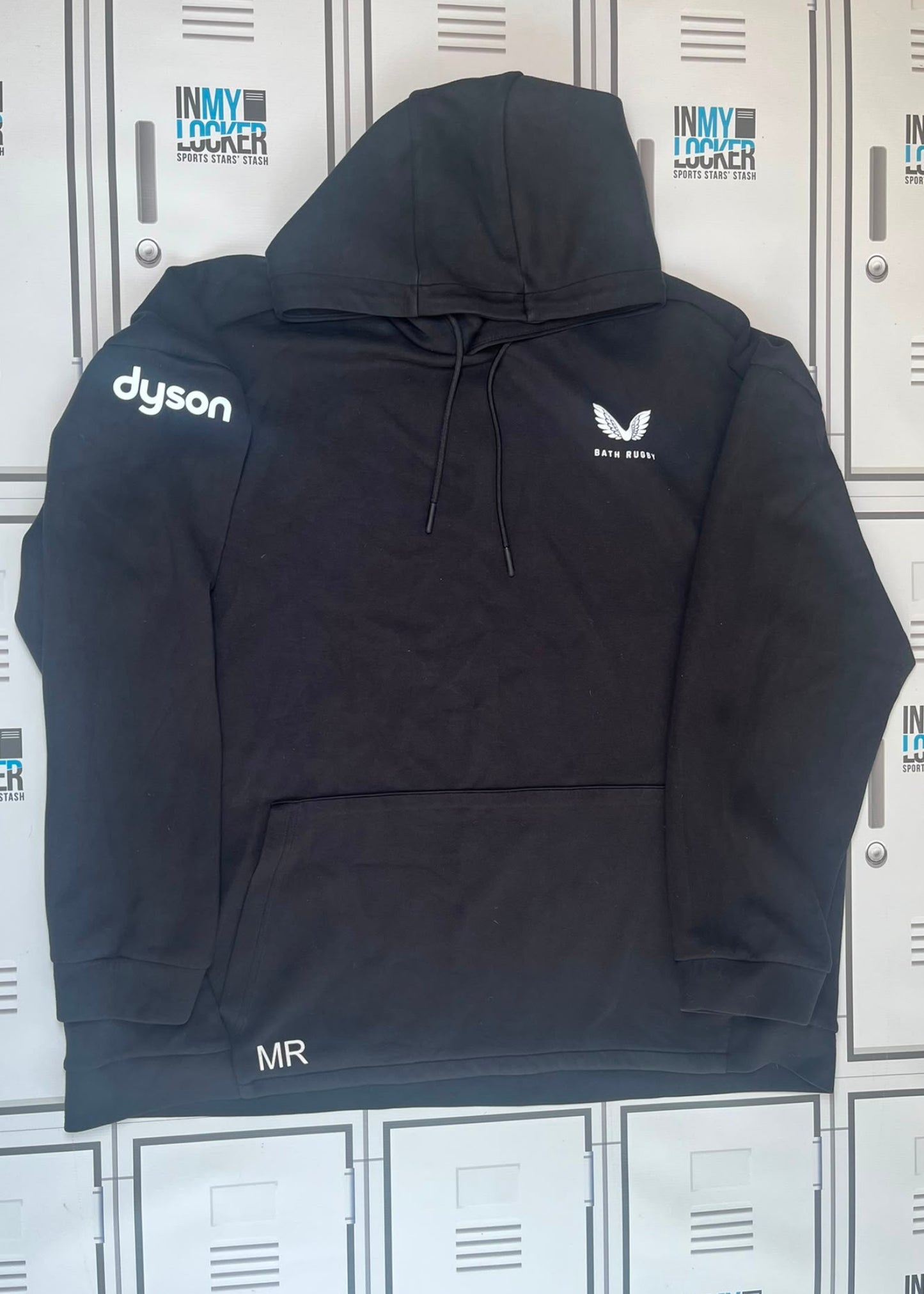 Miles Reid - Bath Rugby Castore Leisure Hoodie Initialled MR [Black]
