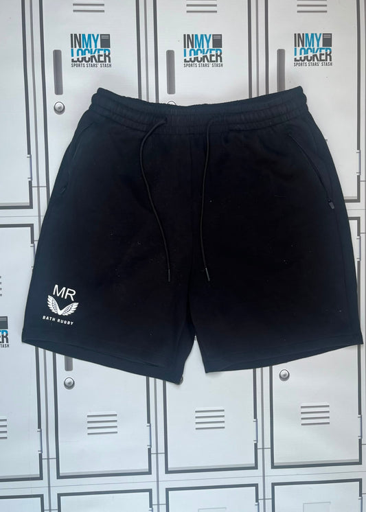 Miles Reid - Bath Rugby Castore Leisure Shorts Initialled MR [Black]