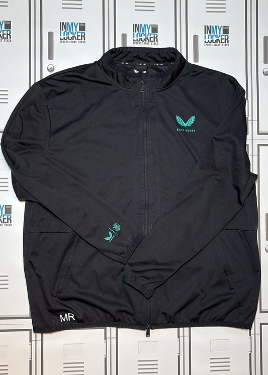 Miles Reid - Bath Rugby Full Zip Jacket Initialled MR [Black]