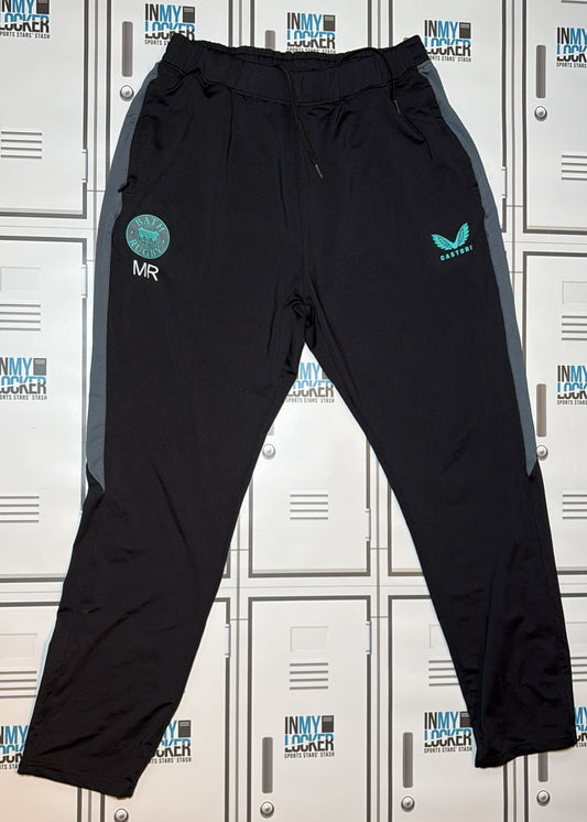 Miles Reid - Bath Rugby Tracksuit Bottoms Initialled MR [Black]