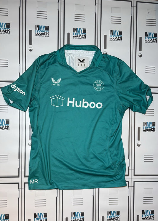 Miles Reid - Bath Rugby Training Shirt  Initialled MR [Green]