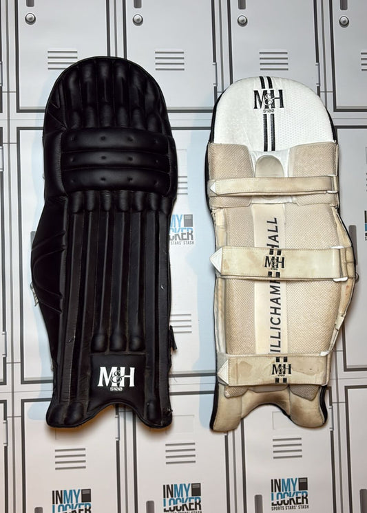 Millichamp & Hall S100 Batting Pads [Black and White]