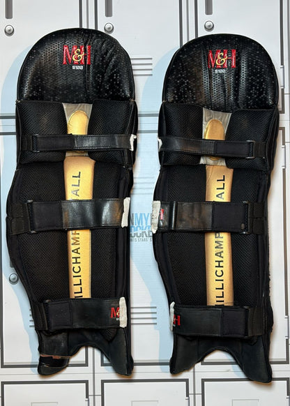 Millichamp and Hall S100 Batting Pads [Black]