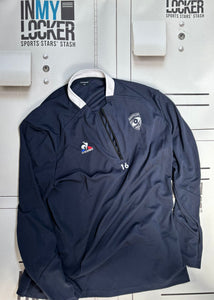 Montpellier - Club Quarter Zip Training Jacket [Navy & White]