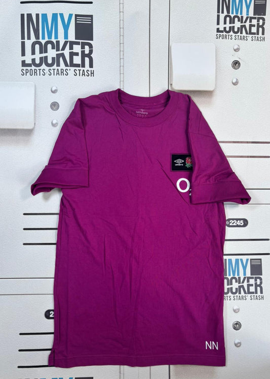 England Rugby - Initialled Casual T-Shirt [Purple]