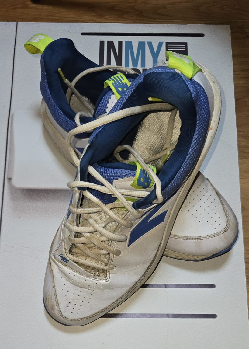 Somerset Cricket Club New Balance CK4030 Spikes [White & Blue]