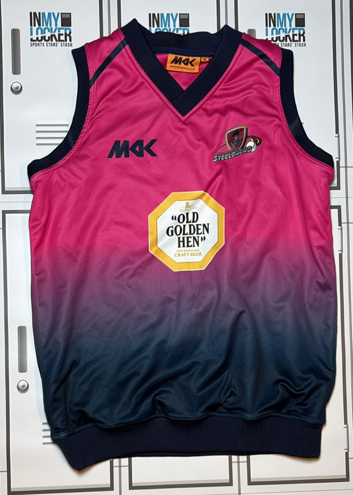 Northamptonshire Steelbacks Cricket Fleece Vest [Pink]