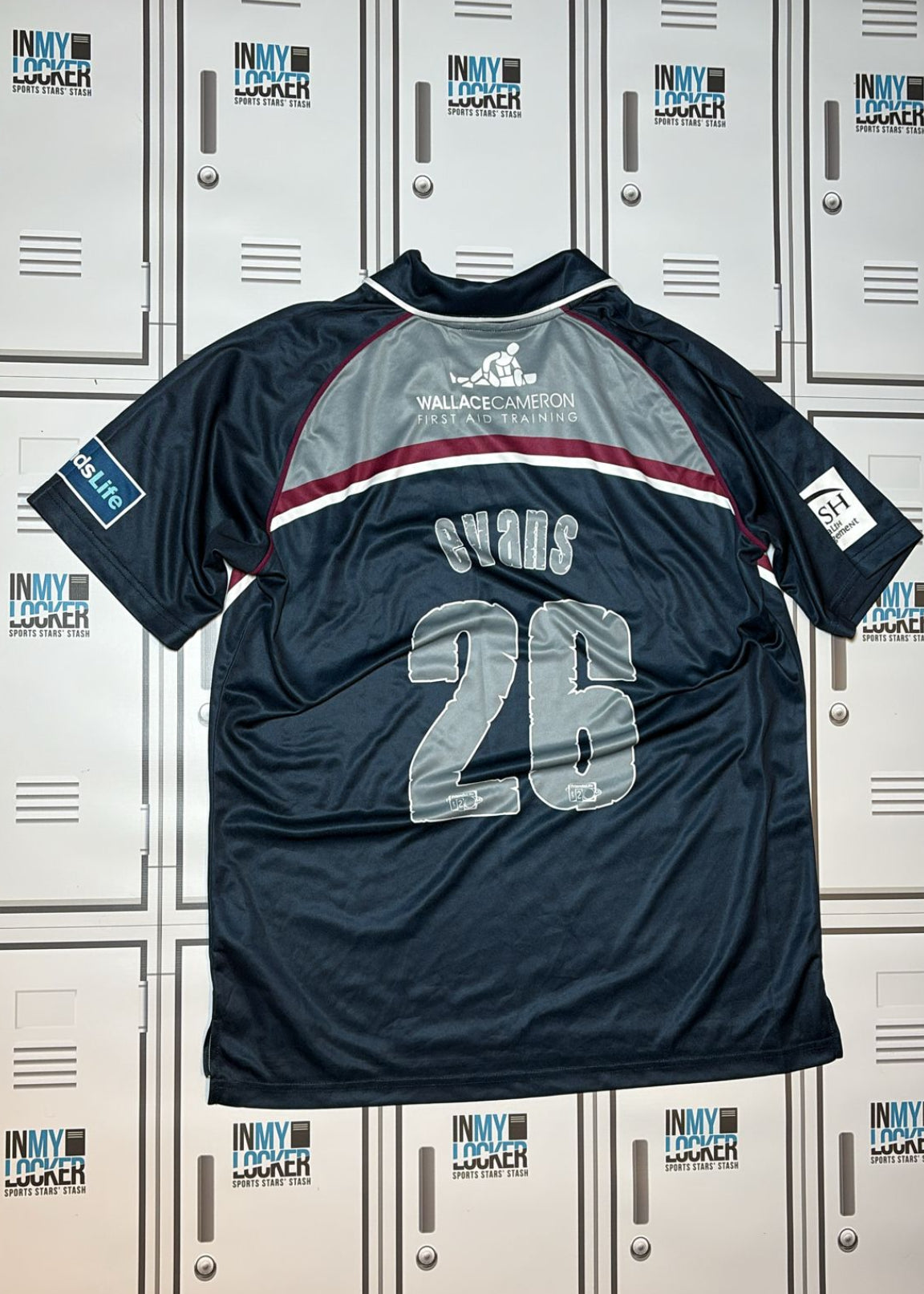 Northamptonshire Steelbacks Playing Shirt Named Evans [Navy]