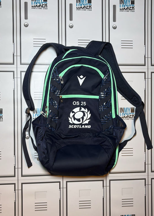 Oliver Smith - Scotland Rugby Macron Rucksack Initalled OS [Navy]