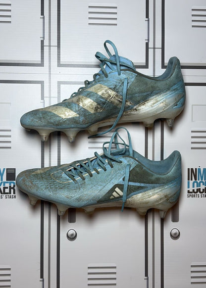 Oliver Smith - Used Adizero RS15 Ultimate (SG) Rugby Boots [Blue and White]