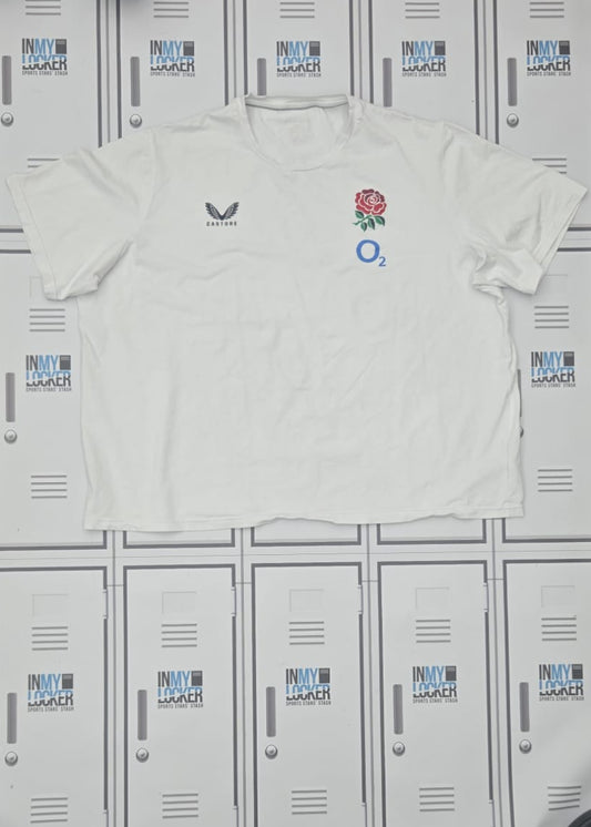 Ollie Chessum - England Rugby Castore Leisure T-Shirt [White]