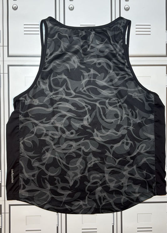 Olly Woodburn- Exeter Chiefs Rugby Samurai Gym Vest [Black and Grey]