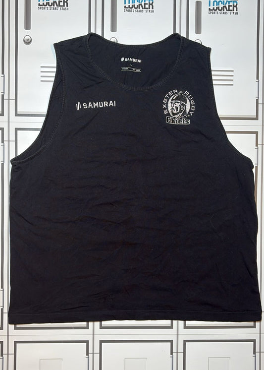 Olly Woodburn- Exeter Chiefs Rugby Samurai Leisure Vest [Black]