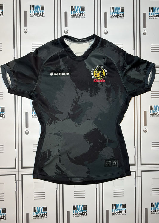 Olly Woodburn- Exeter Chiefs Rugby Samurai Training Top [Green and Black]