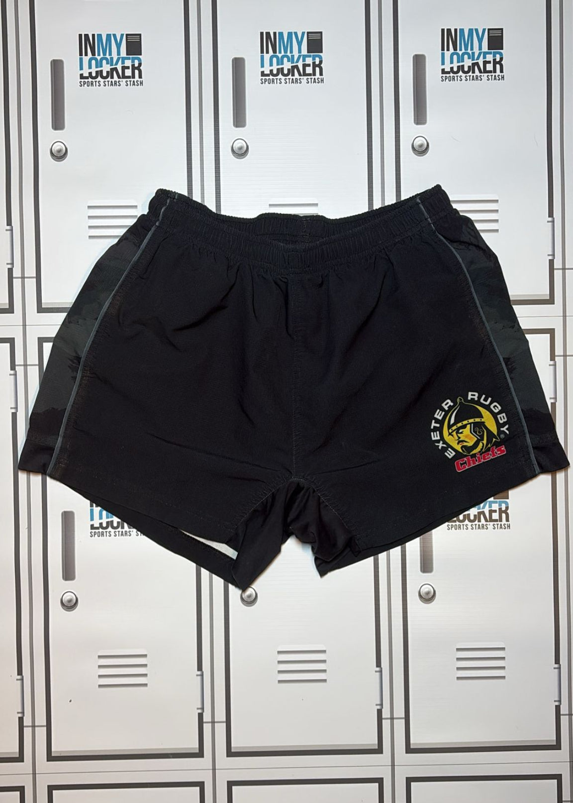 Olly Woodburn- Exeter Chiefs Rugby Training Shorts [Black]