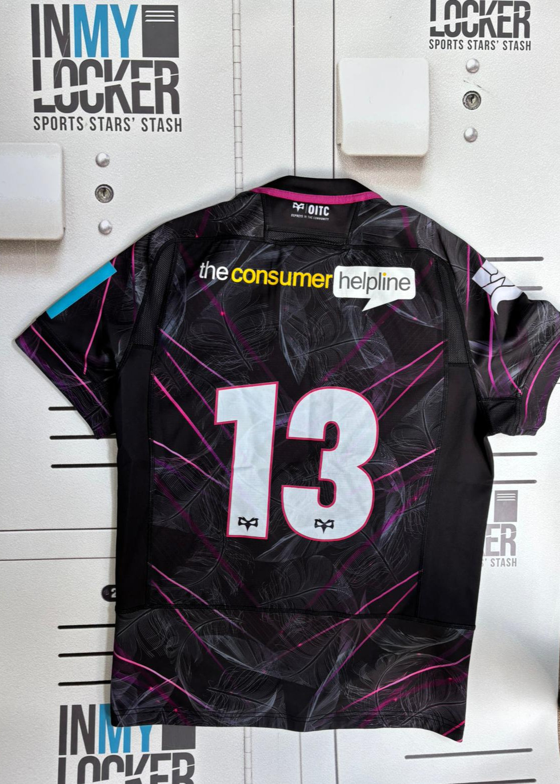Ospreys Rugby - Club URC Match Shirt (No Front Sponsor) [Black]