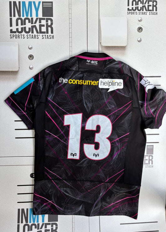 Ospreys Rugby - Club URC Sponsored Match Shirt [Black]