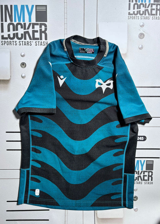 Ospreys - Players Training Shirt [Blue & Black]