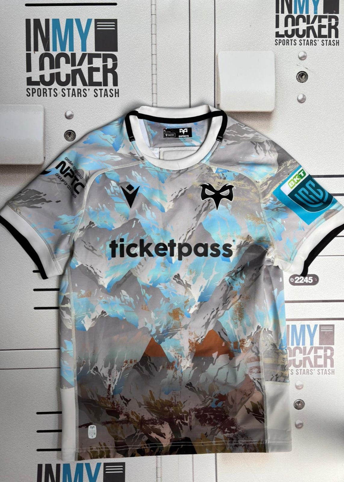Ospreys Rugby - Club URC Match Shirt [Mountain Camo]