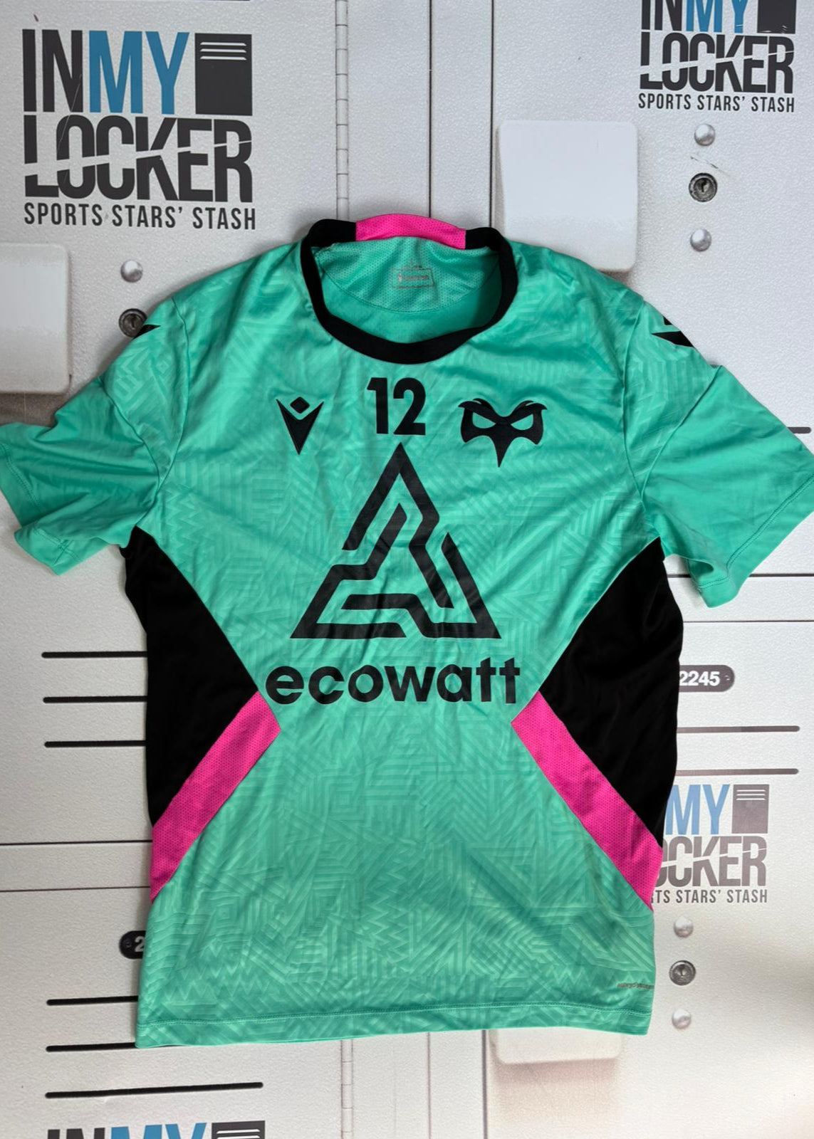 Ospreys Rugby - Club Training Shirt No. 12 [Mint Green]