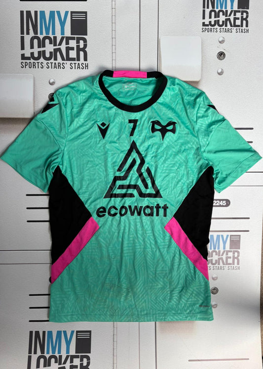 Ospreys Rugby - Club Training Shirt No. 7 [Mint Green]