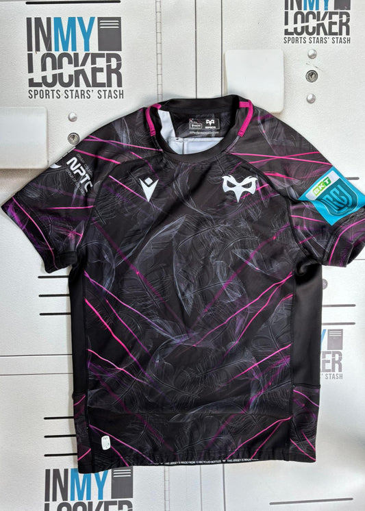 Ospreys Rugby - Club URC Match Shirt (No Front Sponsor) [Black]