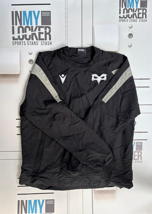 Ospreys Rugby - Club Waterproof Training Top [Black]