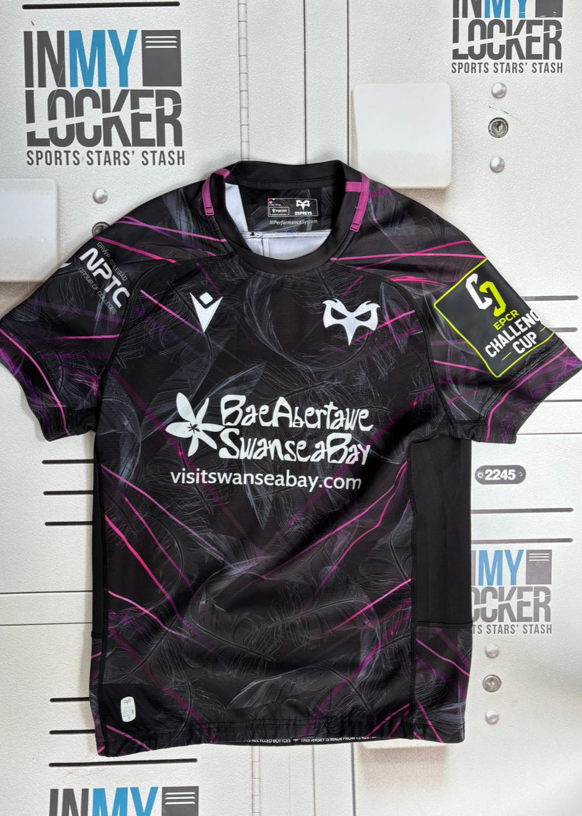 Ospreys Rugby - Club EPCR Challenge Cup Match Shirt [Black]