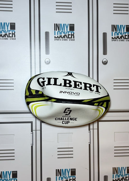 Ospreys Rugby - EPCR Challenge Cup Rugby Ball [White and Black]