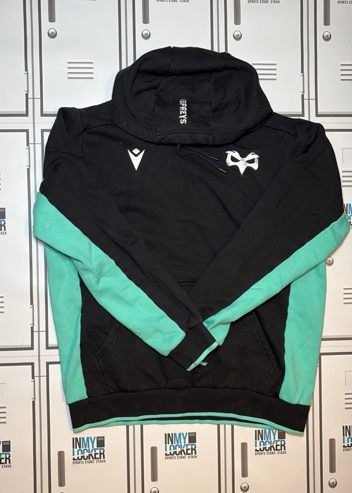 Ospreys Rugby - Macron Club Casual Hoodie [Black]